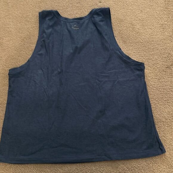 Beyond yoga blue heather medium tank new - Picture 4 of 4
